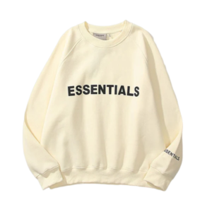 Essentials Hoodie Beige Sweatshirts