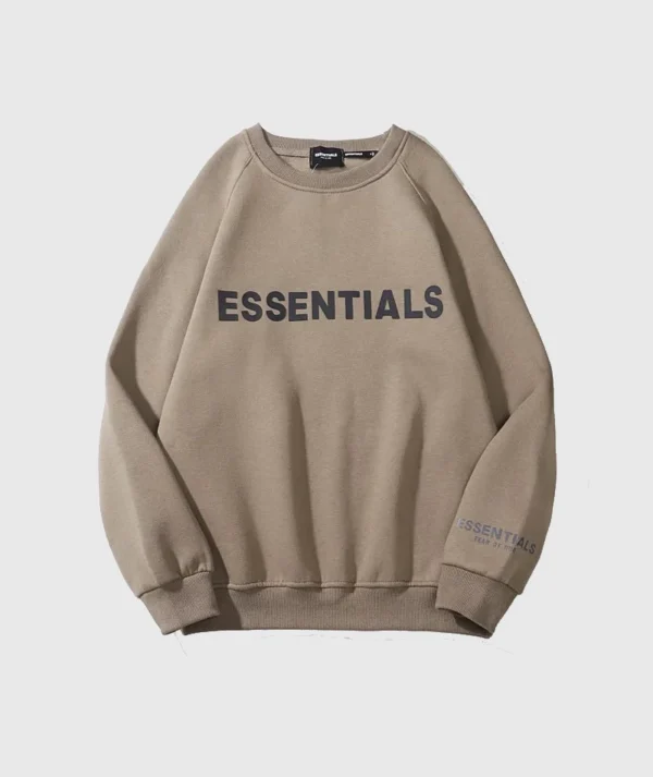 Essentials Long Sleeve Sweatshirt Brown