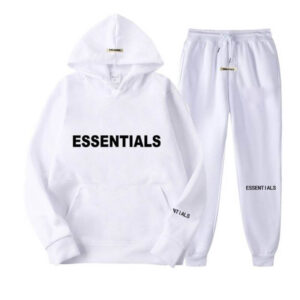 White Essential Tracksuit