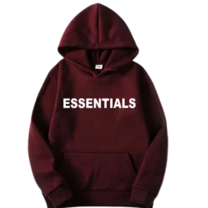 Maroon Essentials Hoodie