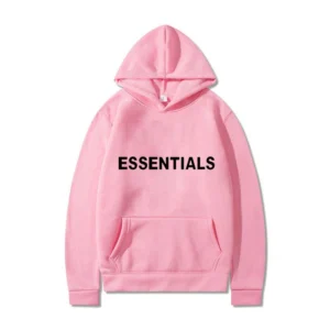 Dark Pink Essentials Hoodie